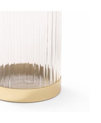  Fluted Glass Vase/Planter