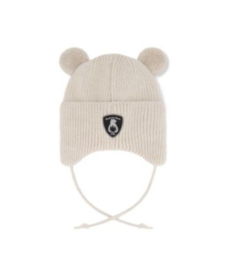  Unisex Lined Winter Knit Hat with Ear Flaps - Baby, Little Kid