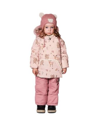  Girls' Lined Winter Knit Hat with Ear Flaps - Baby, Little Kid