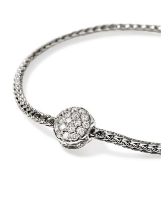 Sterling Silver JH Essentials Diamond Pav&eacute; Bracelet