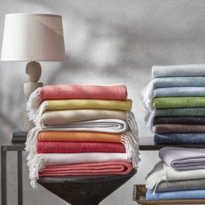 Pezzo Fringe Throw Blanket