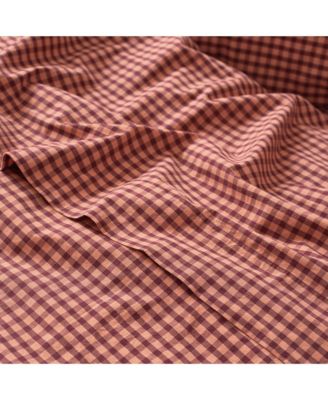 Small Gingham Check Flat Sheet, Twin