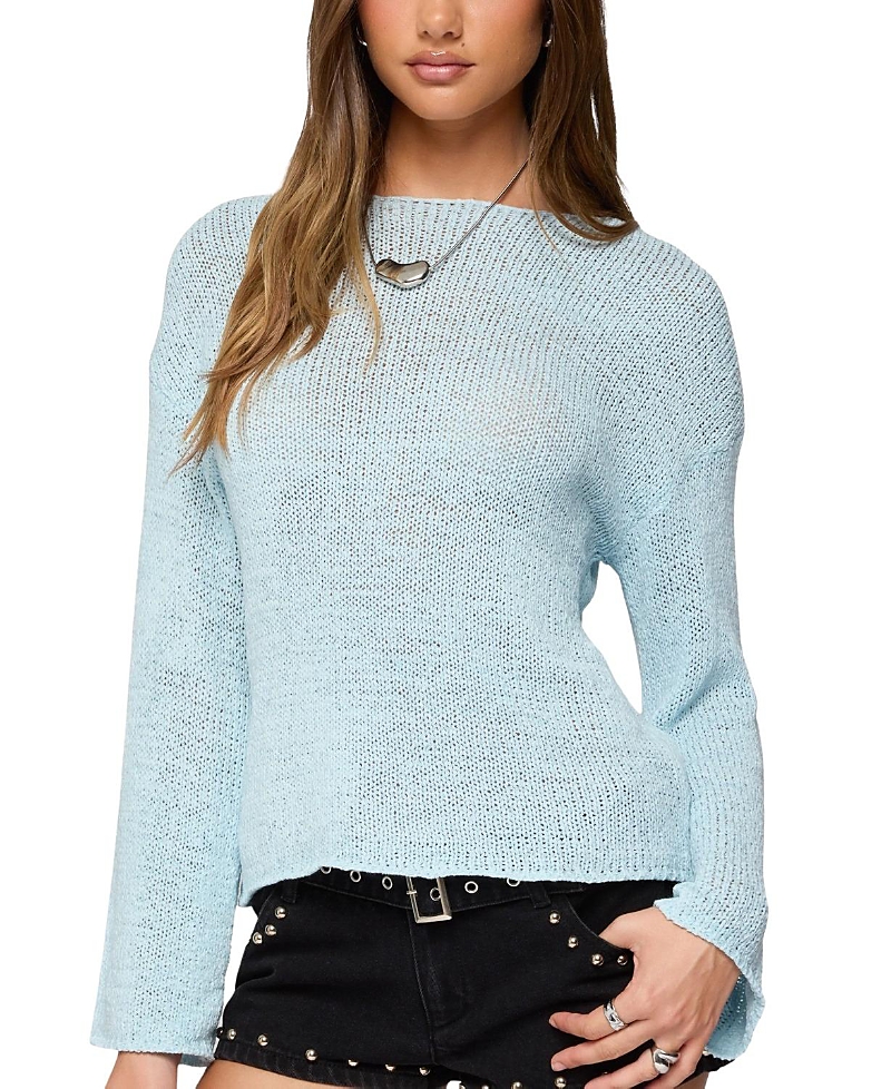 Edikted Drop Shoulder Light Knit Sweater