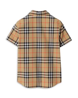 Boys' Owen Check Cotton Shirt - Little Kid, Big Kid