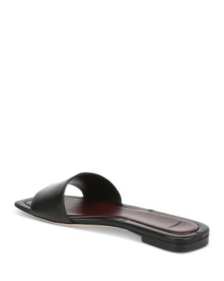 Women's Valeria Leather Slide Sandals