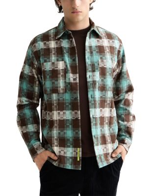 Abstract Check Relaxed Fit Shirt