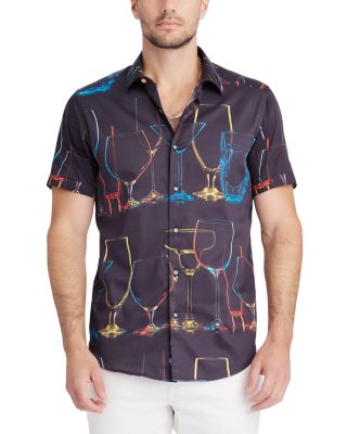 Neon Nights Short Sleeve Woven Shirt
