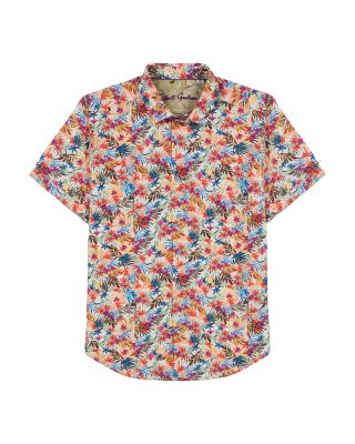 Floral Short Sleeve Woven Shirt