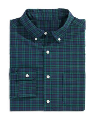 Pine Plaid Performance Cotton Shirt
