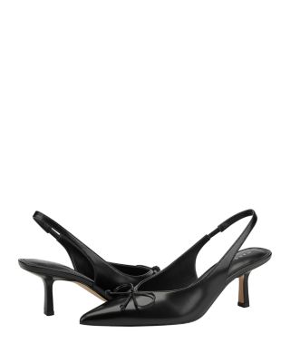 Women's Gretel Leather Slingback Pumps