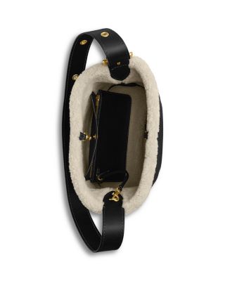 Bleeker Leather & Shearling Bucket Bag