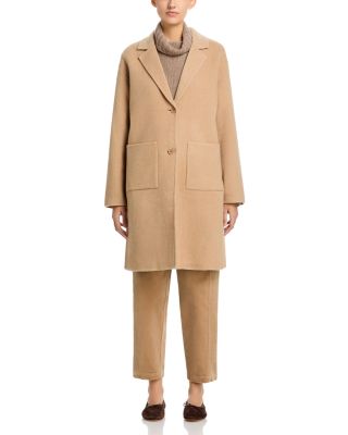 Notch Collar Wool Coat