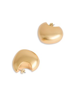 Calla Curve Scoop Stud Earrings