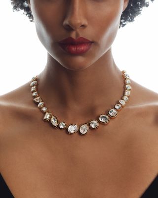 Cristiana Crystal Necklace, 17.5"