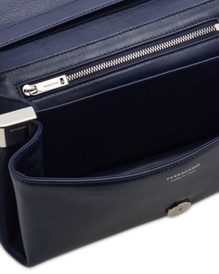 Small Front Flap Leather Crossbody