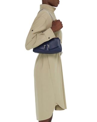 Small Front Flap Leather Crossbody