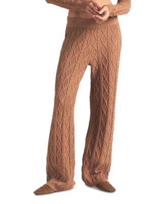 Snow Bunny Cable Knit Pants