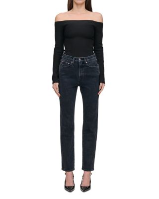 Kristy Cigarette High Rise Jeans in Nightshade