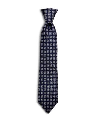 Silk Classic Floral Medallion Tie - Exclusive