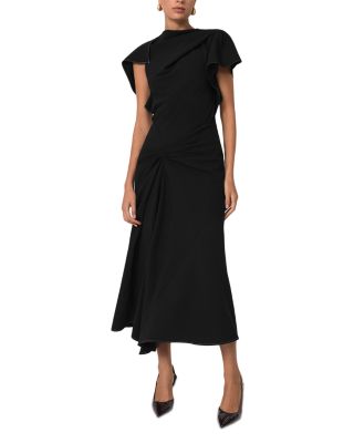 Saskia Drape Detail Midi Dress