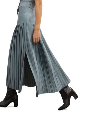 Ania Pleated Skirt Midi Dress