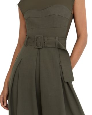 Ava Belted Midi Dress