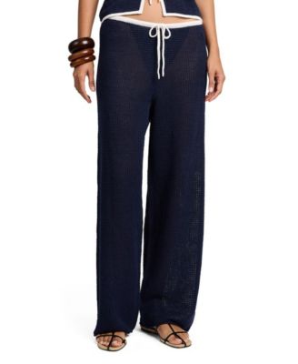 Linen Knit Drawstring Pant