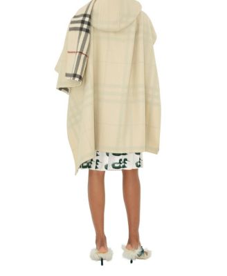  Cashmere Hooded Cape