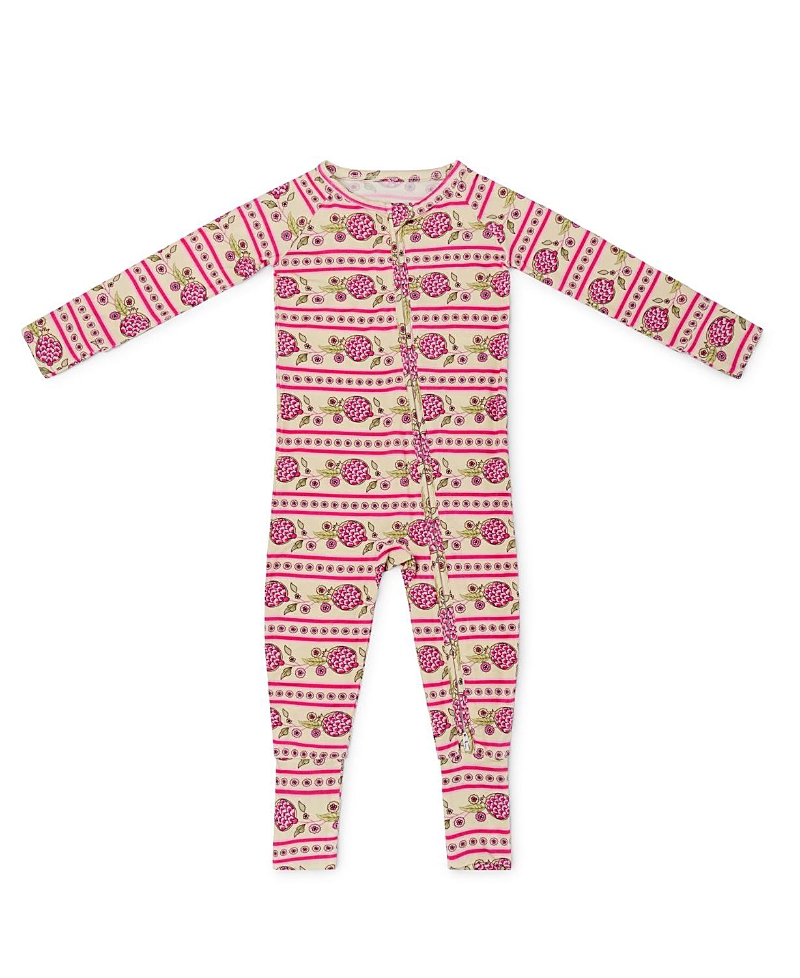 Motette Girls' Pomegranate Soiree Bamboo Sleeper - Baby