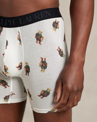 Patterned Logo Boxer Briefs Gift Set, 3 Pack