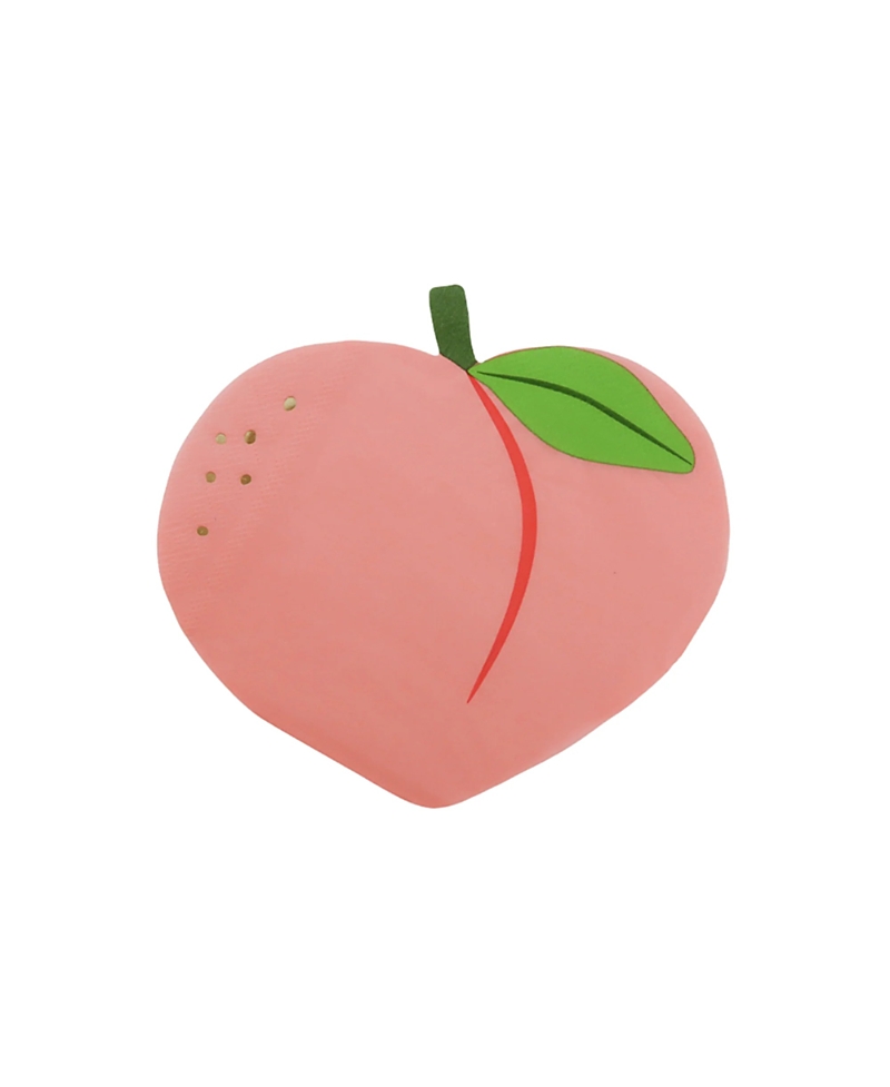 Jollity & Co. Le Dinner Peach Large Napkins, Set of 16