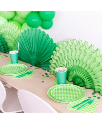 Checkered Paper Large Napkins, Set of 16