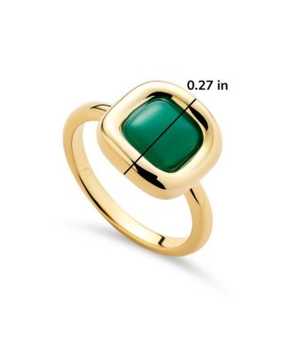 Statement Ring Clara Ring Green Onyx