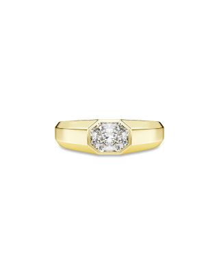 Octagon Certified Lab Grown Diamond Band Ring