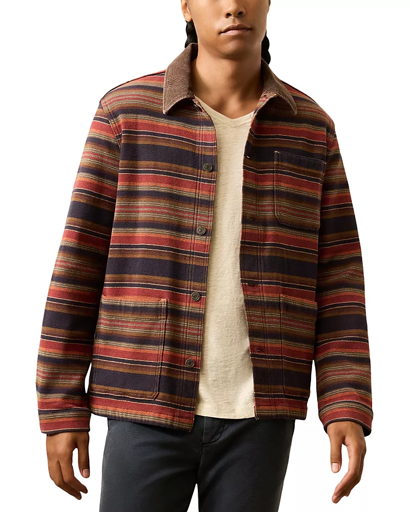 Faherty Men's High Ridge Twill Studio Shirt Jacket