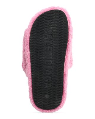 Women's Furry Slide Sandals