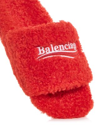 Women's Furry Slide Slippers
