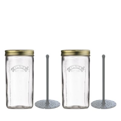 Pickle Jars with Lifter, Set of 2