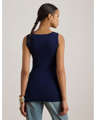 Rib Knit Sleeveless Sweater