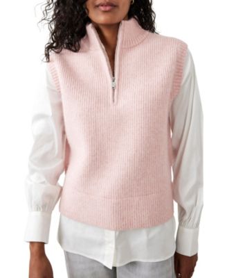 Women's Cotton Blend Layered Tank Top Sweater