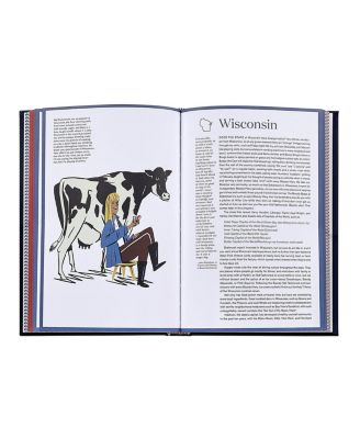  The United States of Cocktails Leather Bound Book