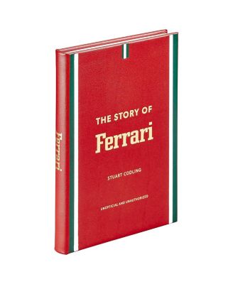 The Story of Ferrari Leather Bound Book