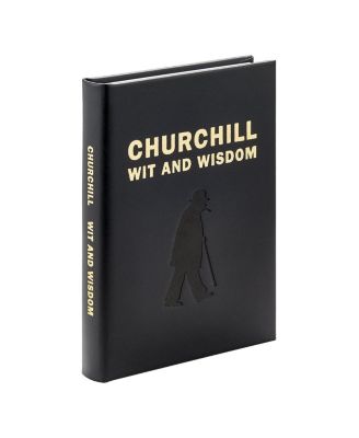 Churchill Wit and Wisdom Leather Bound Book