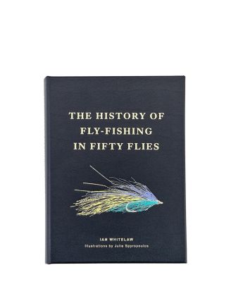  The History of Fly Fishing in Fifty Flies Leather Bound Book