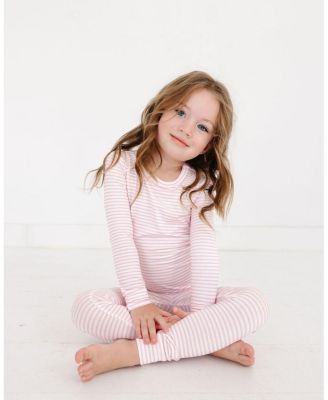  Girls' Ballet Stripe Pajama Set - Baby, Little Kid