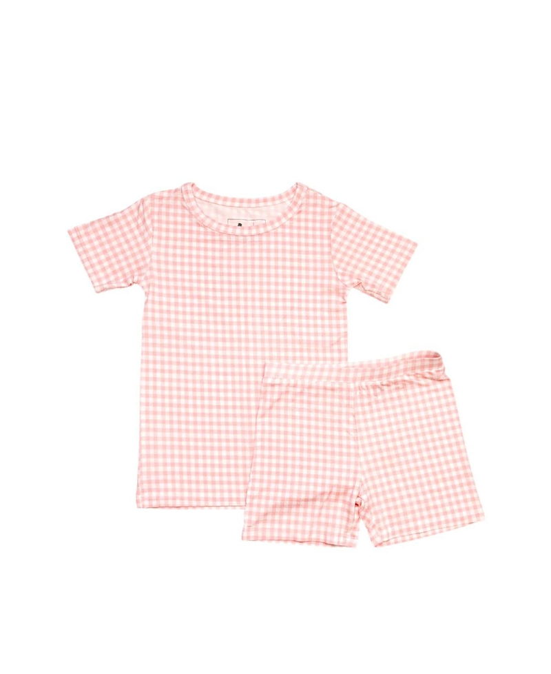 Motette Girls' Sugar Gingham Pajama Set - Baby, Little Kid