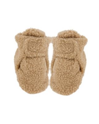 Deux par Deux Unisex Sherpa Slippers - Baby