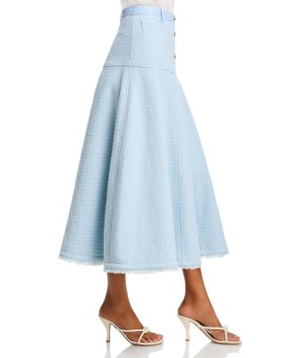 Birdseye Tweed Skirt