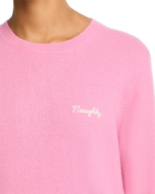 Cashmere Naughty Crew Sweater