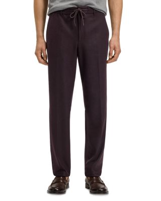 Perin Tapered Fit Tech Flannel Jersey Jogger Pants